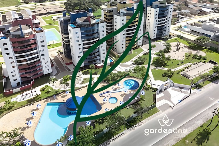 Condomínio Resort, Cobertura com Piscina, 2 vagas