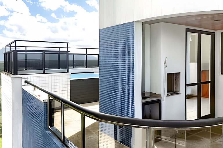 Condomínio Resort, Cobertura com Piscina, 2 vagas