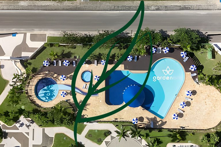 Condomínio Resort, Cobertura com Piscina, 2 vagas