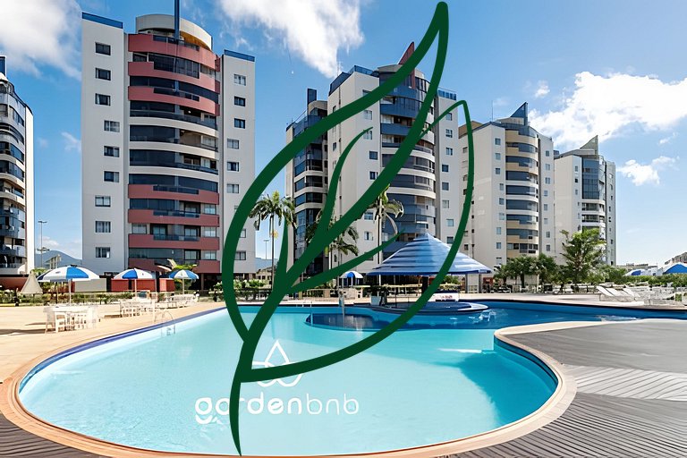 Condomínio Resort, Cobertura com Piscina, 2 vagas