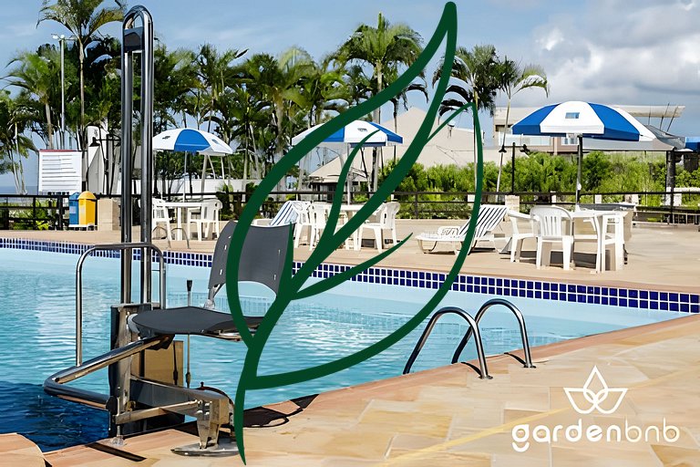 Condomínio Resort, Cobertura com Piscina, 2 vagas