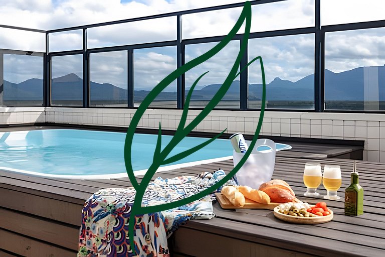 Condomínio Resort, Cobertura com Piscina, 2 vagas