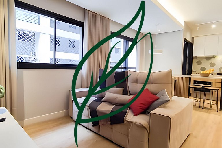 Duplex c/ 2 Suítes + Vaga | Longa Estadia (90+)