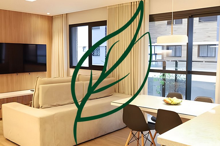 Duplex c/ 2 Suítes + Vaga | Longa Estadia (90+)