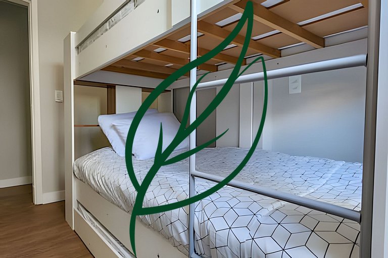 2 Quartos p/ Família + Pet Friendly