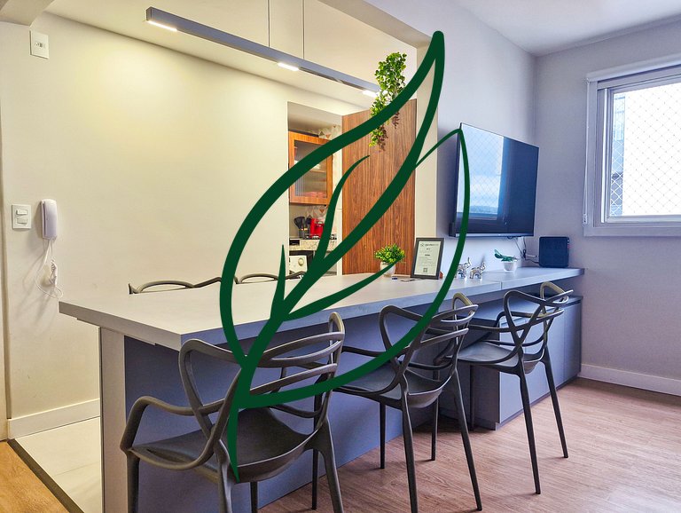 2 Quartos p/ Família + Pet Friendly
