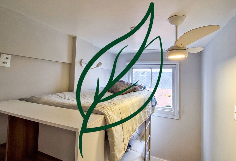 2 Quartos p/ Família + Pet Friendly