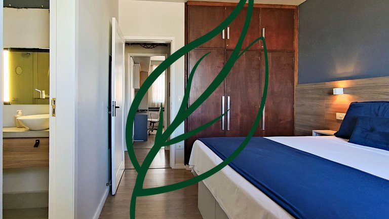 Água Verde | 2 Suítes, Pet Friendly & Home Office