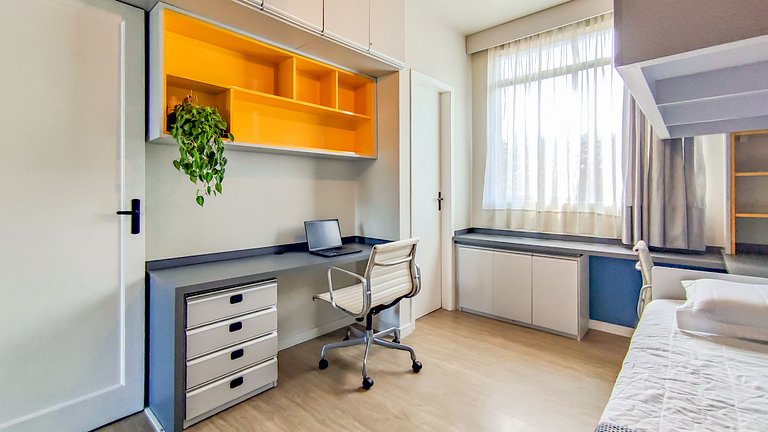Água Verde | 2 Suítes, Pet Friendly & Home Office