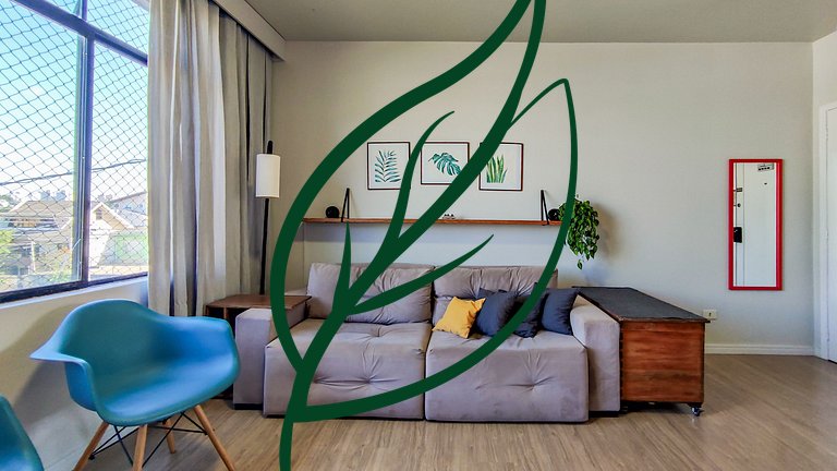 Água Verde | 2 Suítes, Pet Friendly & Home Office