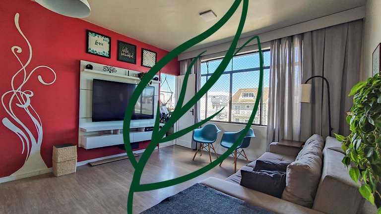 Água Verde | 2 Suítes, Pet Friendly & Home Office