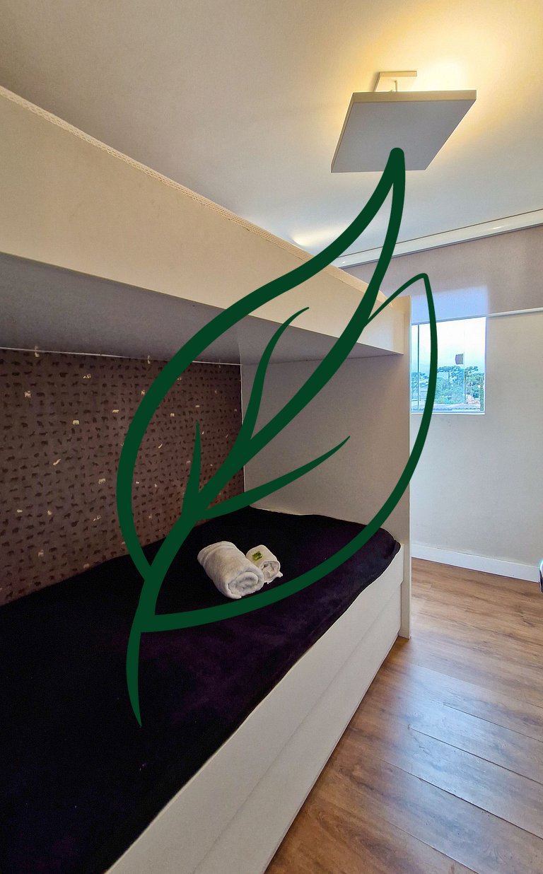 2 Quartos c/ Vista + Pet Friendly | Próx. Barigui