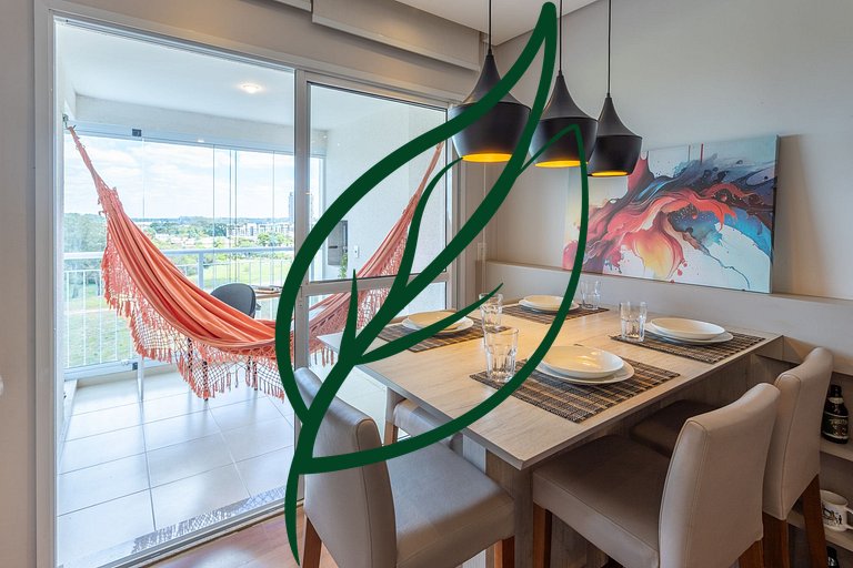 Condomínio Resort com Piscina e Varanda Gourmet
