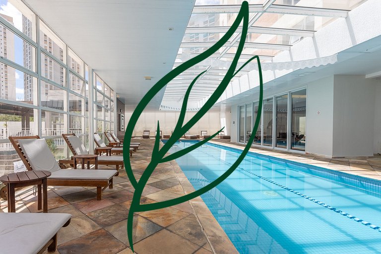 Condomínio Resort com Piscina e Varanda Gourmet