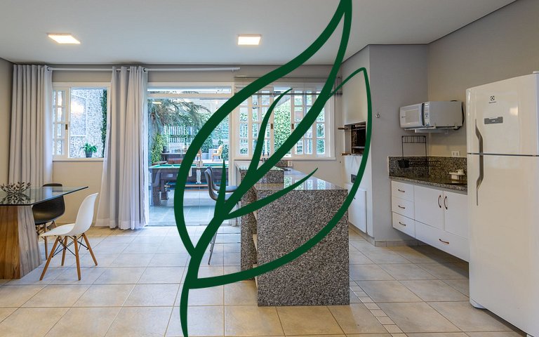 Garden c/ Fogueira + Espaço Gourmet