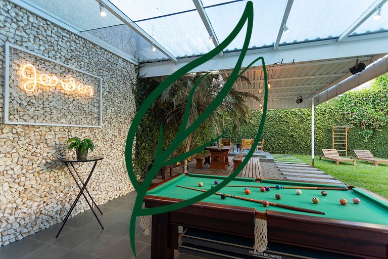Garden c/ Fogueira + Espaço Gourmet