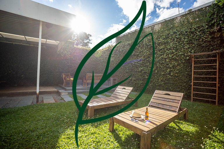 Garden c/ Fogueira + Espaço Gourmet