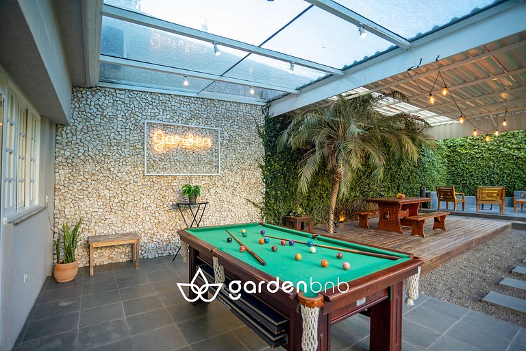 Garden c/ Fogueira + Espaço Gourmet