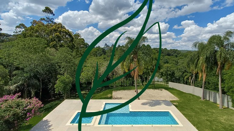 Refúgio de Luxo e Piscina à beira do Passaúna