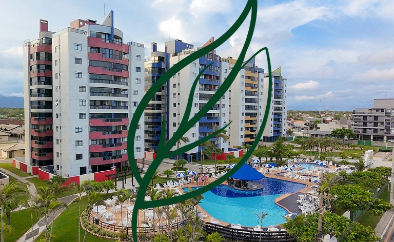 Condomínio Resort, Cobertura com Piscina, 2 vagas