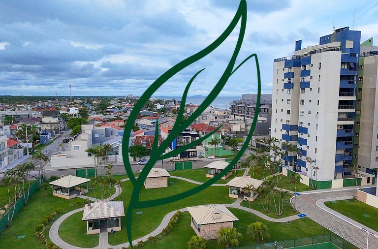 Condomínio Resort, Cobertura com Piscina, 2 vagas