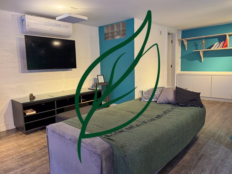 Cama King, A/C., Completo próx. do Barigui