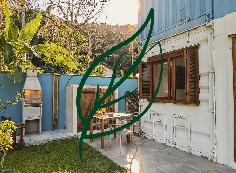 Casa Container Charmosa | Área Gourmet e Conforto