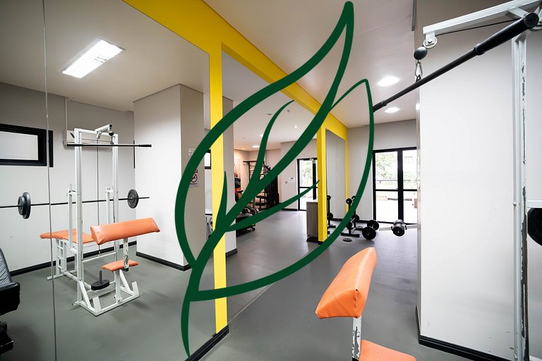 Próx. Barigui | Piscina, Academia e Bikes