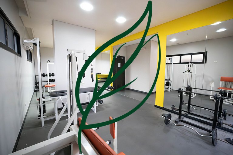 Próx. Barigui | Piscina, Academia e Bikes
