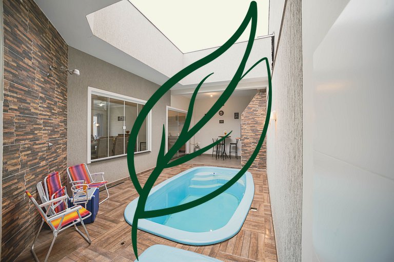 Piscina Privativa + Churrasqueira | 200m Mar