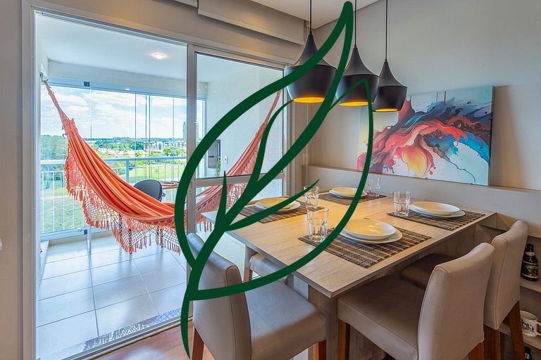 Ecoville | 2 Quartos para Long Stay 90+ Dias
