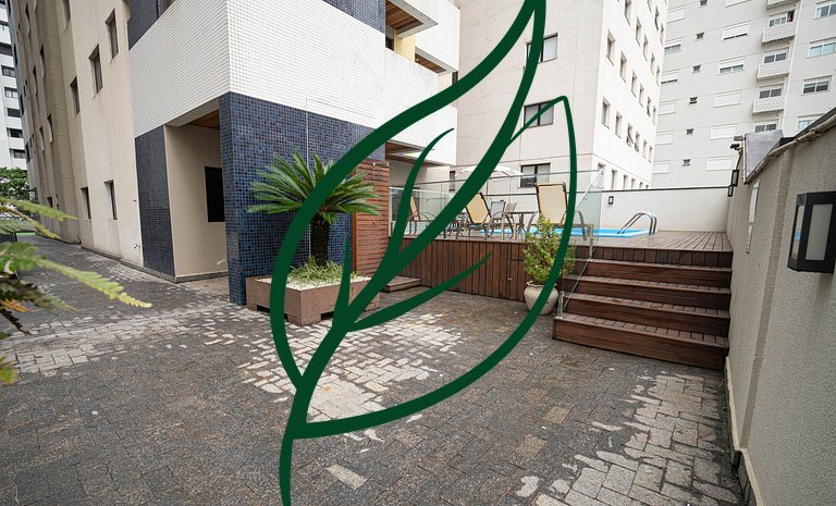 Bigorrilho | Piscina, Garagem e Ar-Condicionado