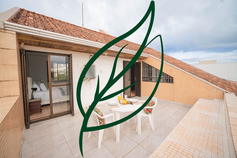 Piscina e Espaço Gourmet | A 50m da Praia