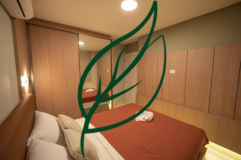 Apto Novo 2Q Ecoville | Rooftop + Churrasqueira