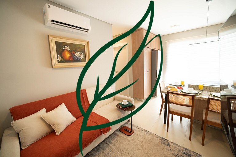 Apto Novo 2Q Ecoville | Rooftop + Churrasqueira