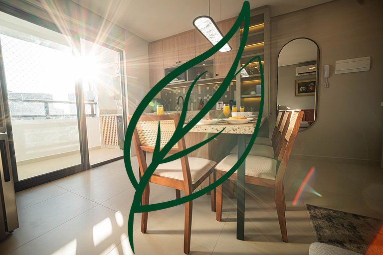 Apto Novo 2Q Ecoville | Rooftop + Churrasqueira