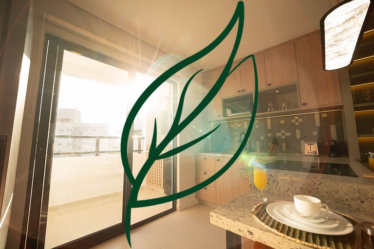 Apto Novo 2Q Ecoville | Rooftop + Churrasqueira
