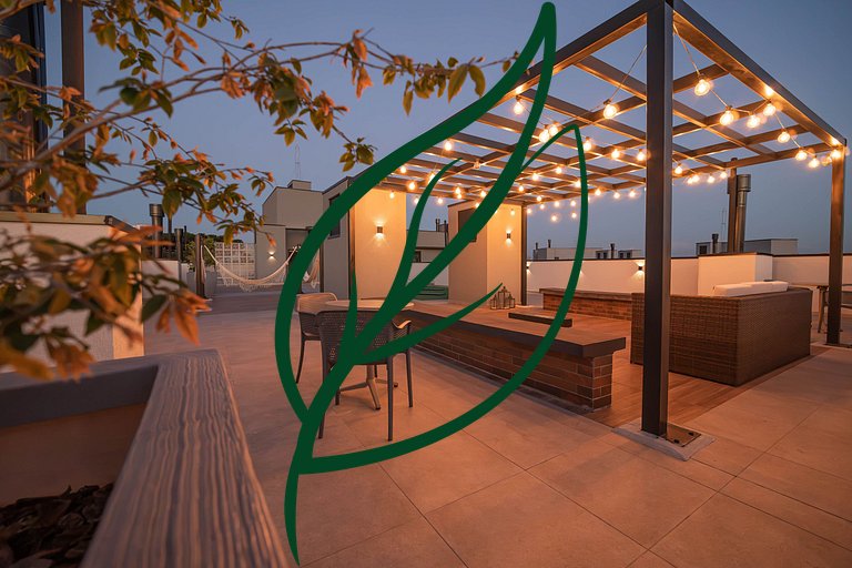 Apto Novo 2Q Ecoville | Rooftop + Churrasqueira