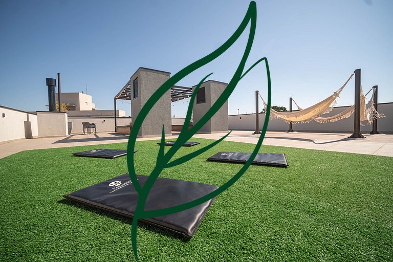 Apto Novo 2Q Ecoville | Rooftop + Churrasqueira