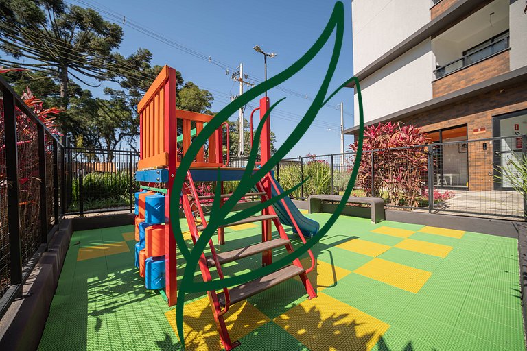 Apto Novo 2Q Ecoville | Rooftop + Churrasqueira