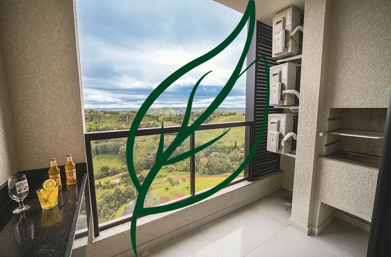Alto padrão com vista e piscina em Beltrão
