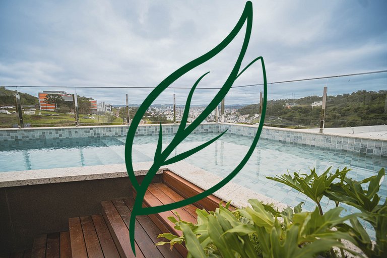 Alto padrão com vista e piscina em Beltrão