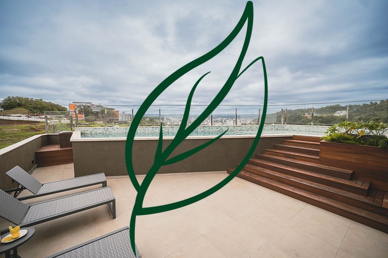 Alto padrão com vista e piscina em Beltrão